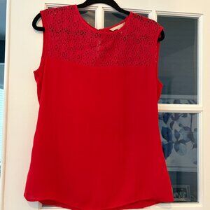 Red Banana Republic Lace blouse size 6